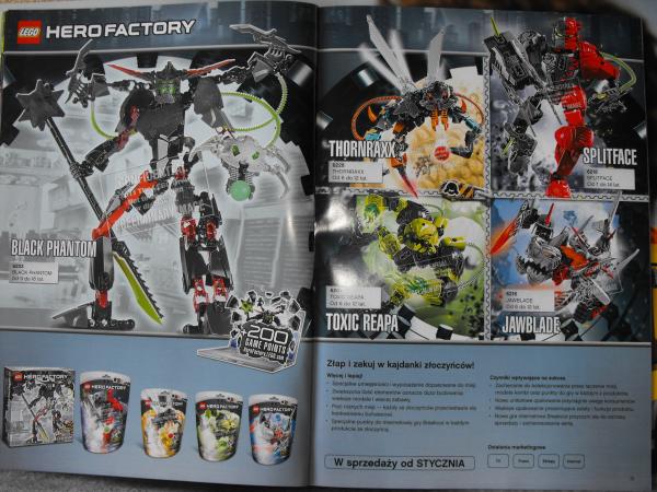 Hero Factory 2012 prelim sets